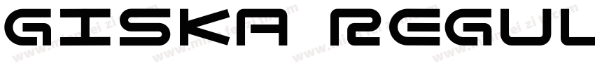 Giska Regular字体转换